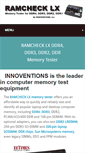 Mobile Screenshot of memorytesters.com